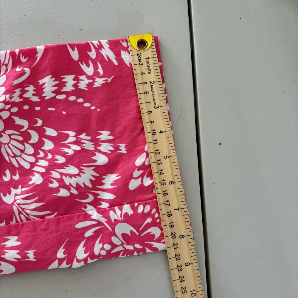 Tommy Hilfiger Women's Size 10 Pink Straight Leg‎ Floral Comfort Summer Pants